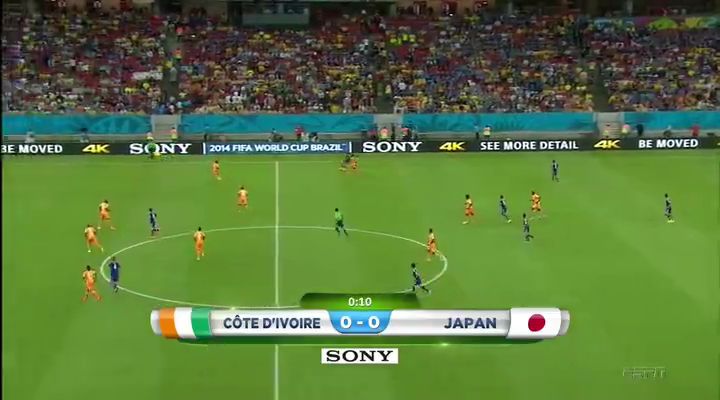 Fifa World Cup (2014) Ivory Coast vs Japan Group C 1080p