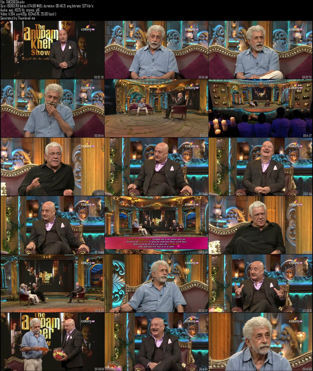 The Anupam Kher Show 3rd August (2014) 