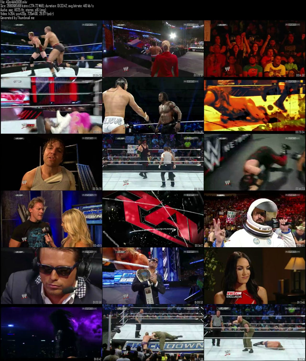 WWE Friday Night SmackDown 1st August (2014) 