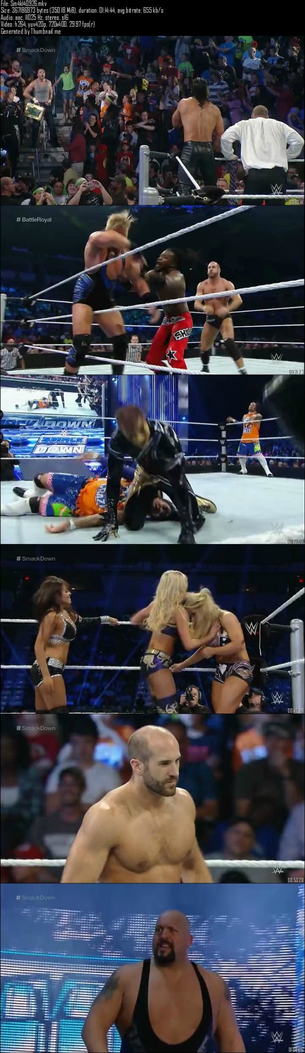 WWE Friday Night SmackDown 26th September (2014)