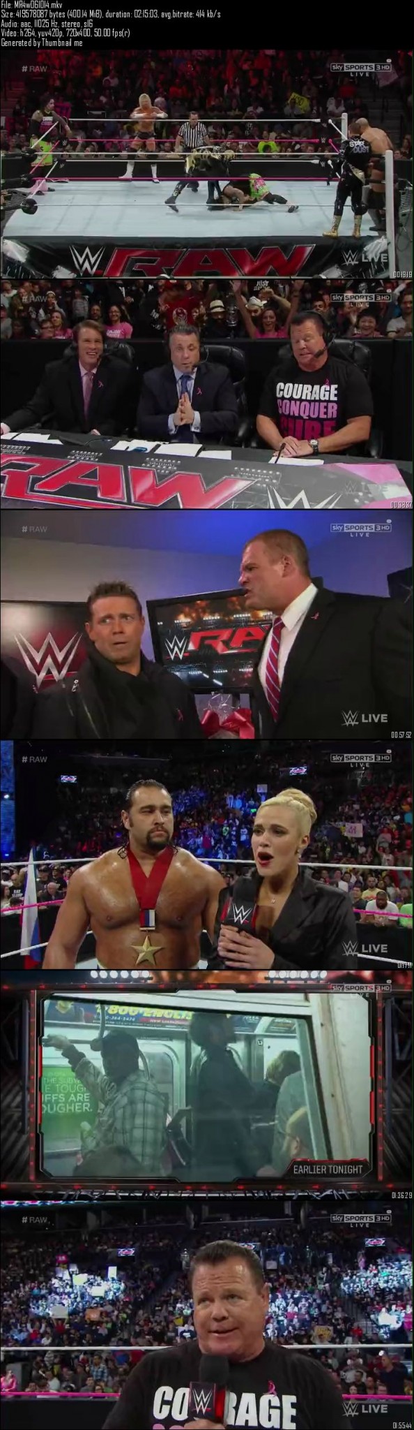 WWE Monday Night Raw 6th October (2014)